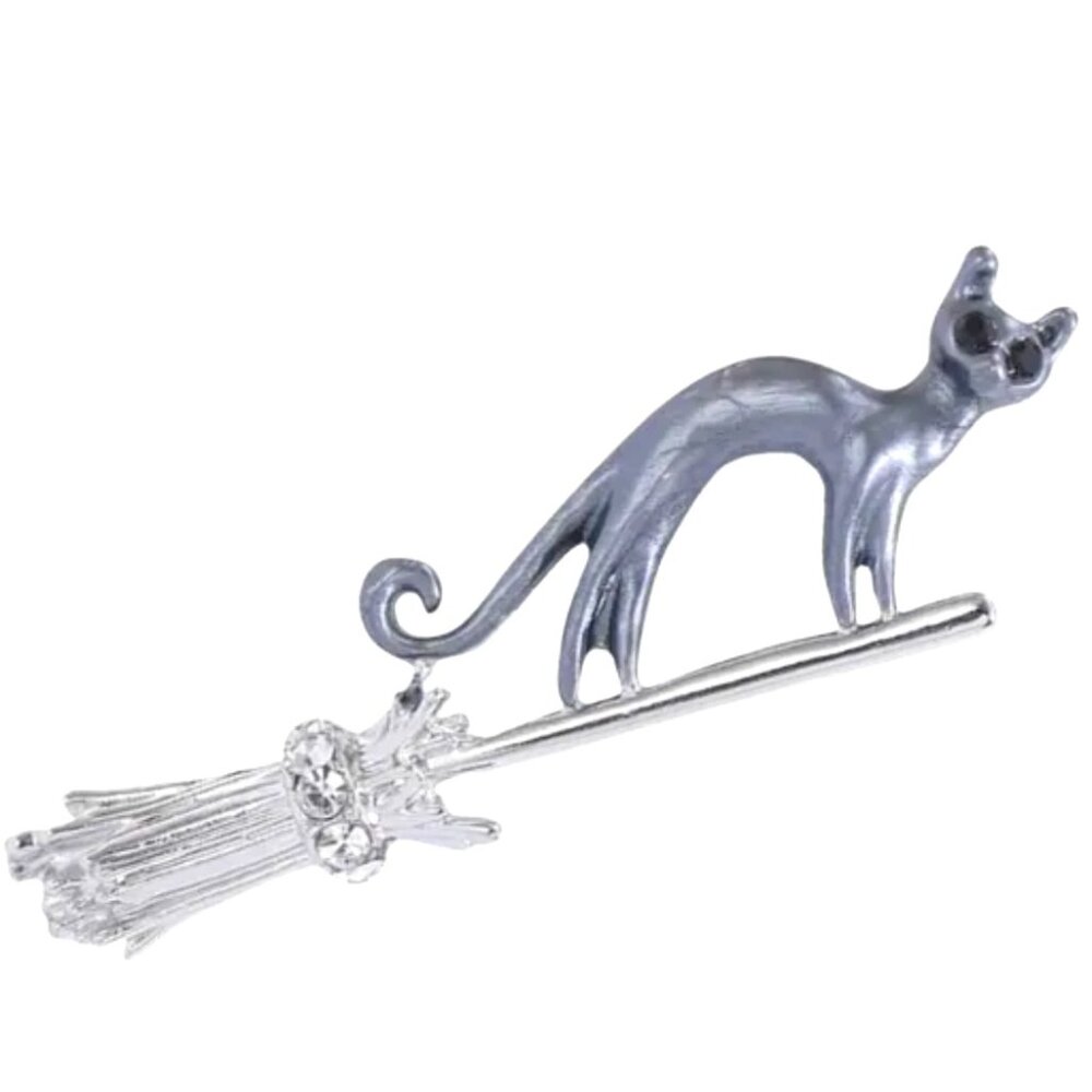 🌺 🌺 🌺Cat on Flying Broomstick